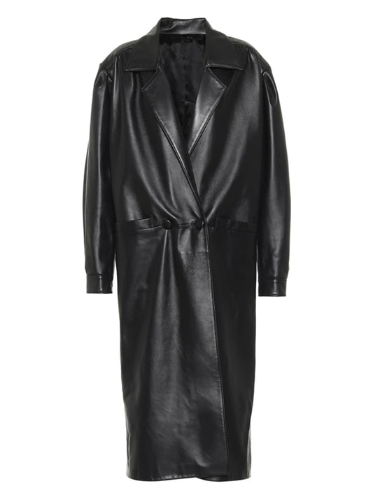 A119 Leather Coat