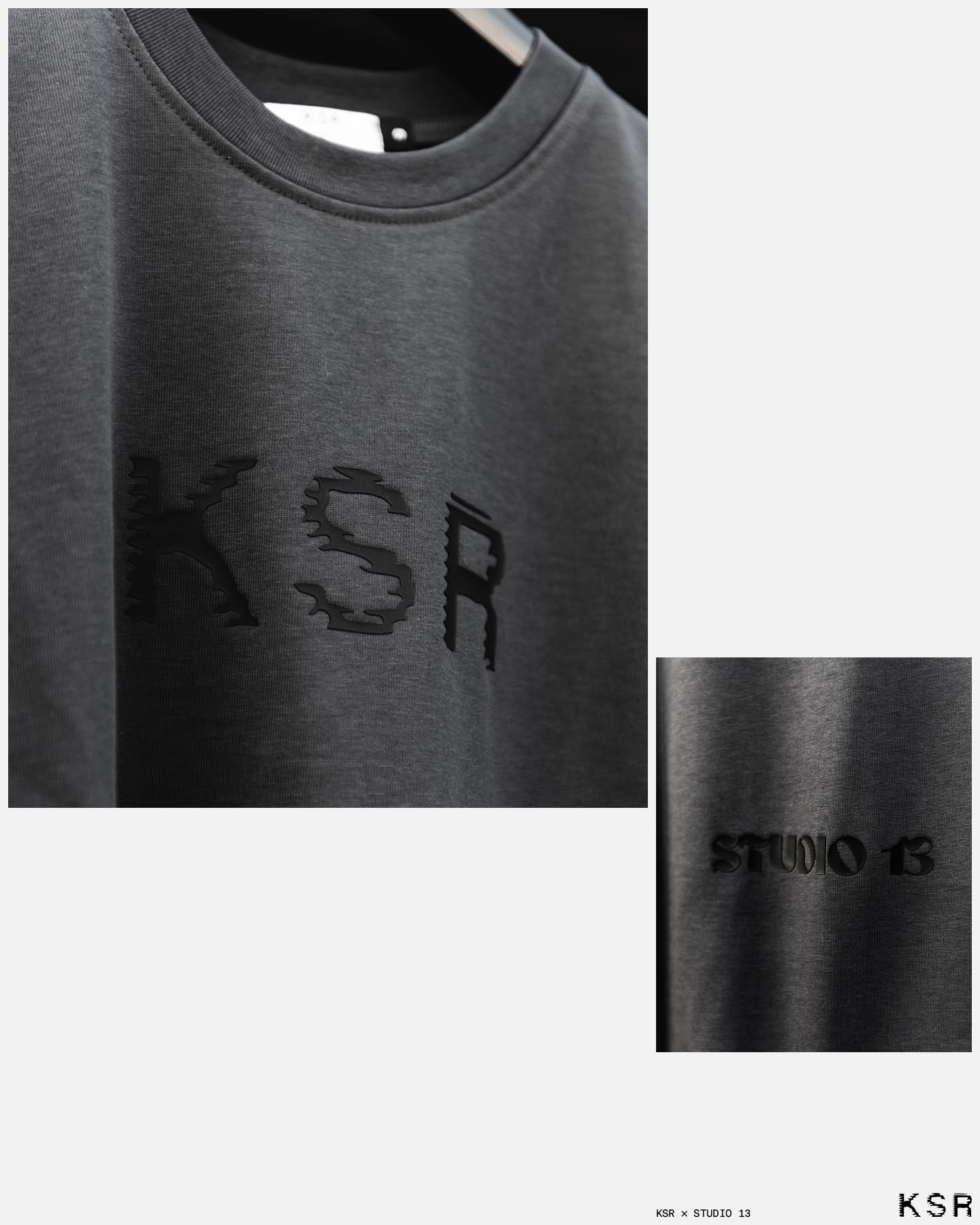 K S R x STUDIO 13 | Lead Grey