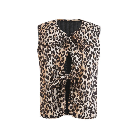 Leopard Vest